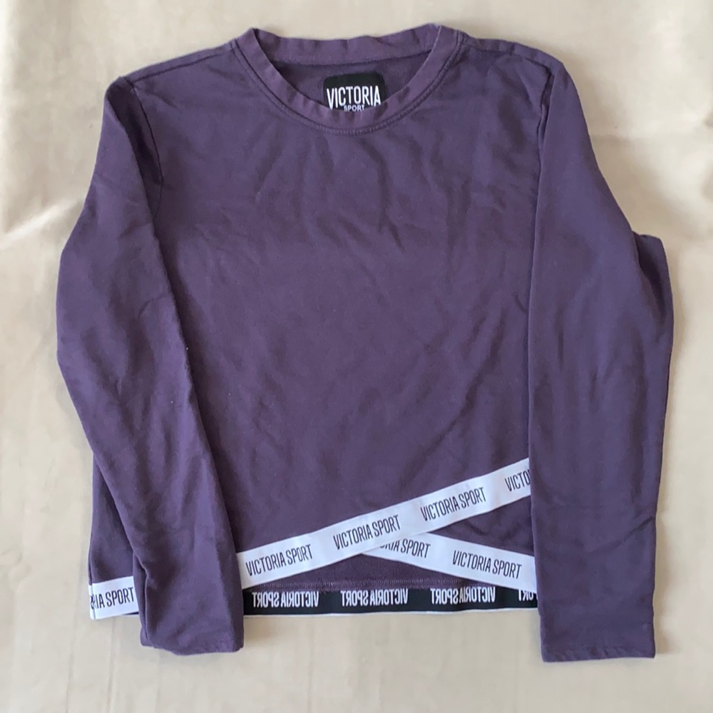 Victoria Secret Sport M purple sweatshirt Logo